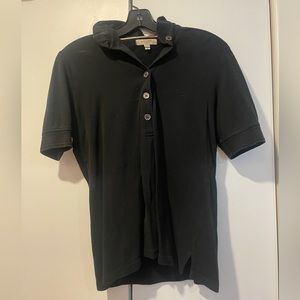 Black Burberry polo size M